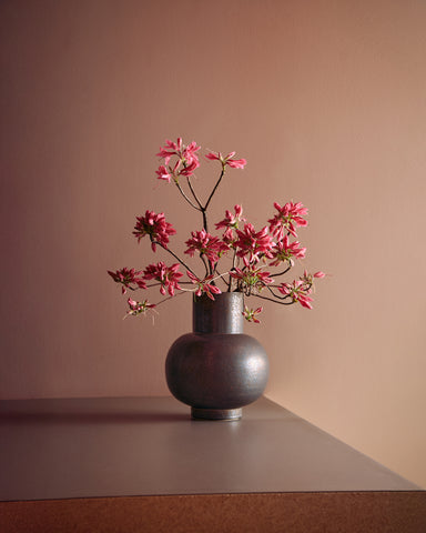 alissa coe studio boule ceramic vase bronze glaze