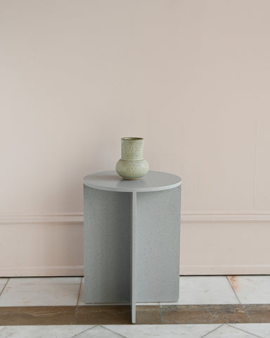 alissa coe studio boule ceramic vase jade glazed stoneware 
