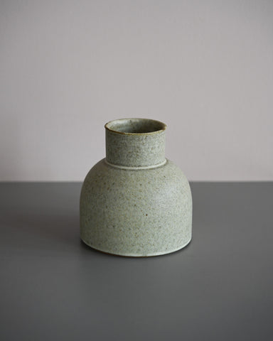 alissa coe studio dome ceramic vase jade glazed stoneware 