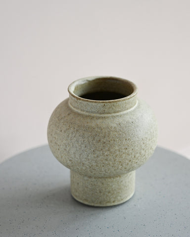 alissa coe studio high boule ceramic vase jade glazed stoneware 