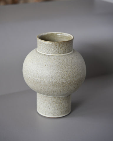 alissa coe studio high boule ceramic vase jade glazed stoneware 