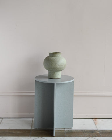 alissa coe studio high boule ceramic vase jade glazed stoneware 