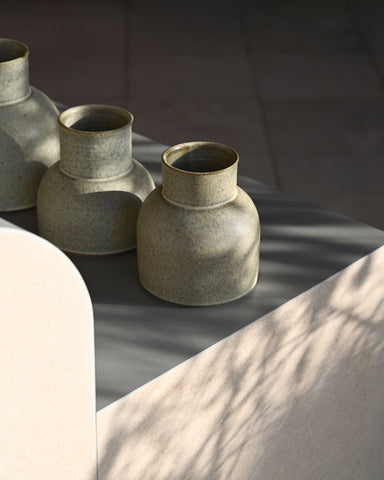 alissa coe studio dome ceramic vase 4 jade glaze 