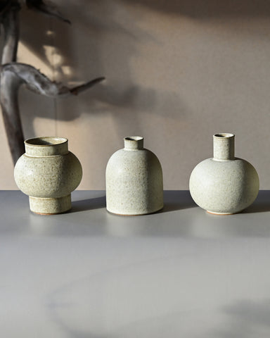 alissa coe studio dome ceramic. vase dx jade glaze