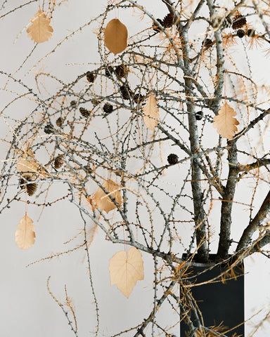 Hazelnut Leaf Ornaments