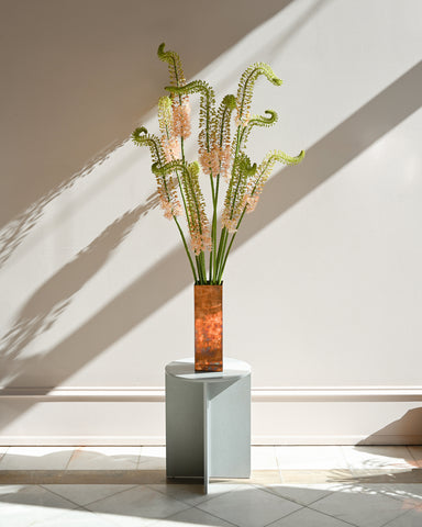 ashley botten design potter vessel medium copper rental vase fresh flowers