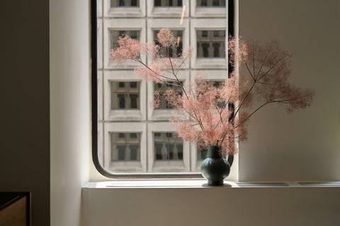 dried flowers arrangement raawii strom ceramic vase ashley botten design selina disera photography 