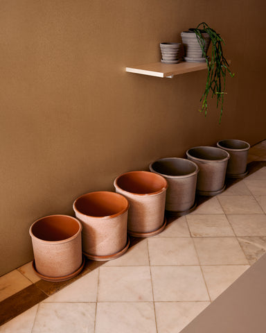 bergs potter modena planter rose grey terracotta collection
