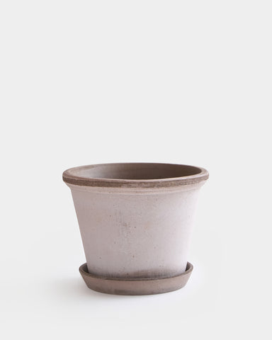 bergs potter flora planter 30cm 11" grey terracotta
