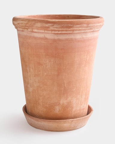 bergs potter flora planter 60cm 21.5" rose terracotta