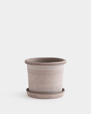 bergs potter galestro planter 25cm 8.5" grey terracotta