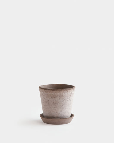 bergs potter helena planter 18 cm 6.5" grey terracotta