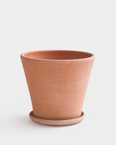 bergs potter julie planter 35cm 12.5" rose terracotta