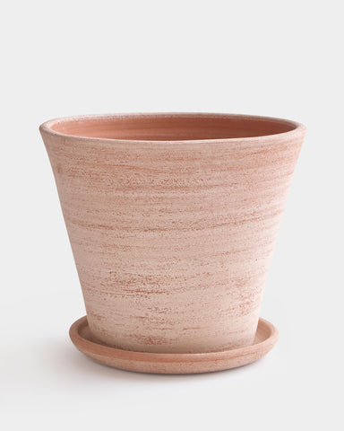 bergs potter julie planter 40cm 14" rose terracotta
