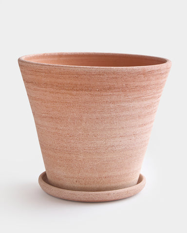 bergs potter julie planter 45cm 16.5" rose terracotta