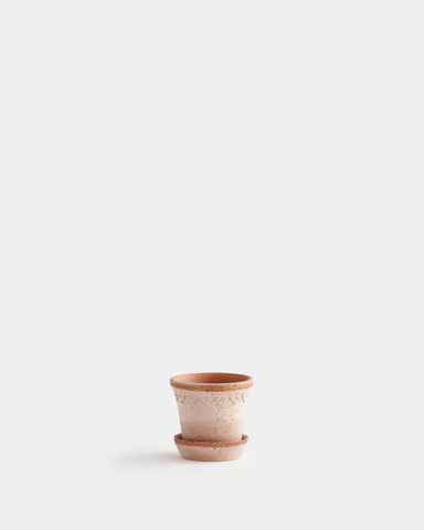 bergs potter kobenhavner planter 10 cm 3.5" rose terracotta