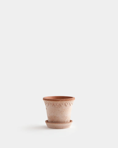 bergs potter kobenhavner planter 14 cm 5" rose terracotta