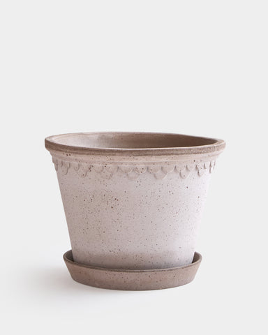 bergs potter kobenhavner planter 35cm 13.25" grey terracotta