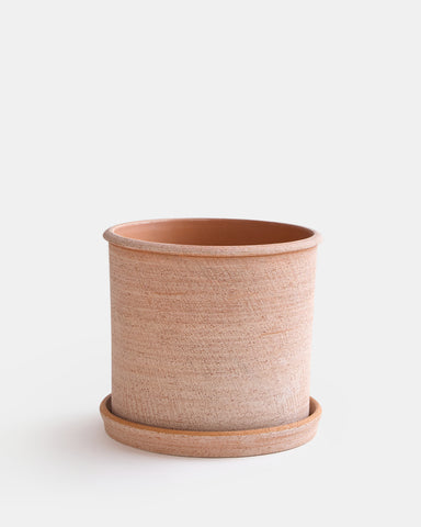 bergs potter modena planter 35cm 12.5" rose terracotta