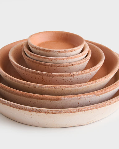 bergs potter saucers rose terracotta