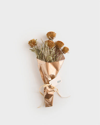 dried flowers bunch banksia formosa