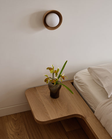 Dark Donut Vase (Wood Fired) - RENTAL