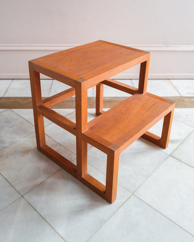 studio bimbi wood step stool cherry designto